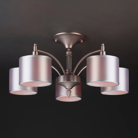 Потолочная люстра Eurosvet Adagio 60080/5 сатин-никель (220V)