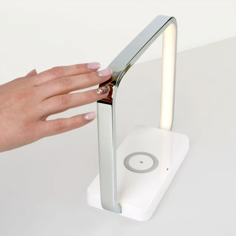 Интерьерная настольная лампа Eurosvet Frame 80502/1 хром