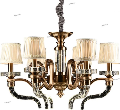 Подвесная люстра IDLamp Ines 403/6-LEDOldbronze