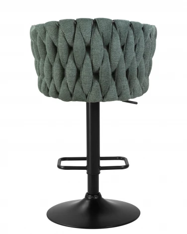 Набор 2 шт стул барный DOBRIN LEON (зеленая ткань (LAR 275-23))