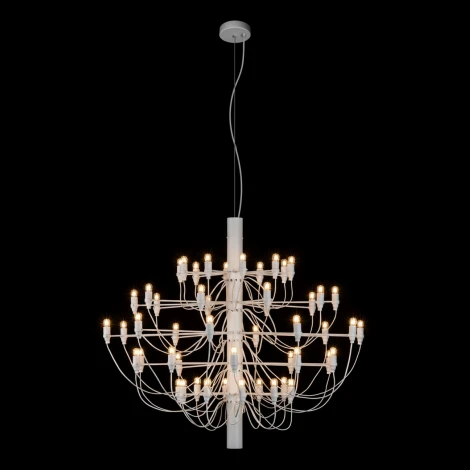 Подвесная люстра большая Loft It Gino 10196/1000 White