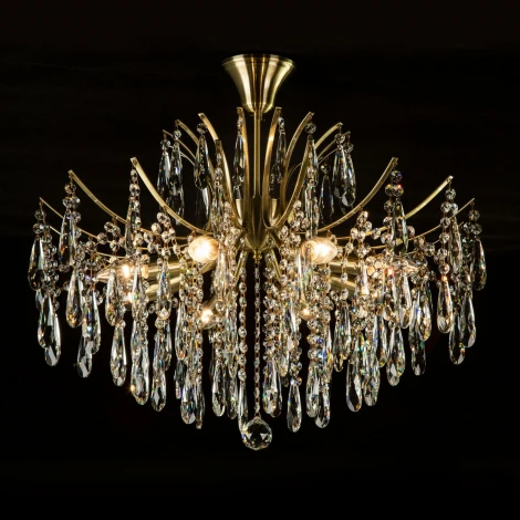 Потолочная люстра на штанге Citilux Селена CL302183 (220V, хрусталь)