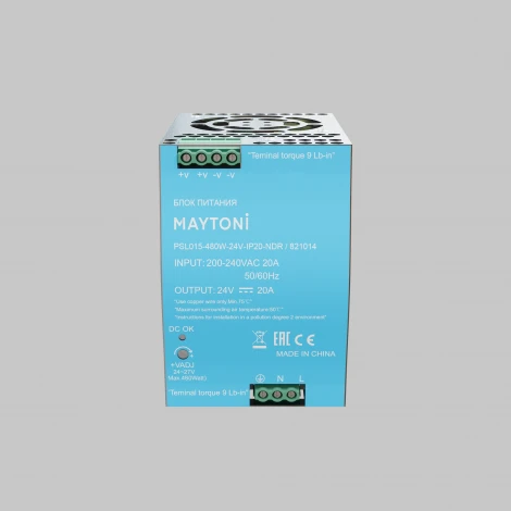 Блок питания PSL015 24В 480Вт Maytoni Блоки питания 24В 821014