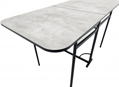 Стол-книжка Цемент, Черный муар Мир стульев Мир стульев Искра 102319