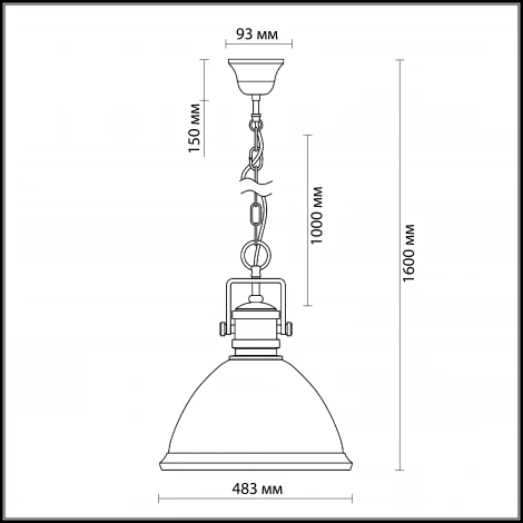 Подвесной светильник Odeon Light Talva 2900/1A