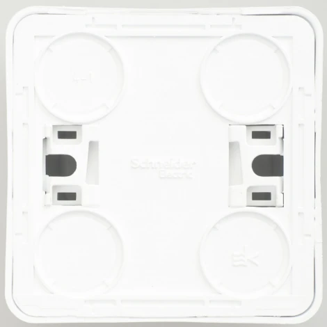 Розетка накладная без заземления (белый) Systeme Electric Этюд PA16-001B