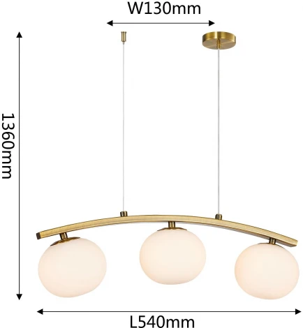 Подвесной светильник Favourite Arcata 4055-3P