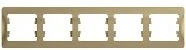 Рамка на 5 постов (титан) Systeme Electric GSL000405