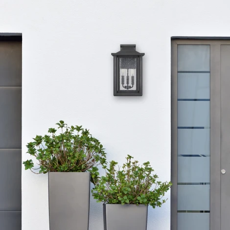 Настенный уличный фонарь Quoizel Wakefield QZ-WAKEFIELD-L-TBK (220V, IP44)