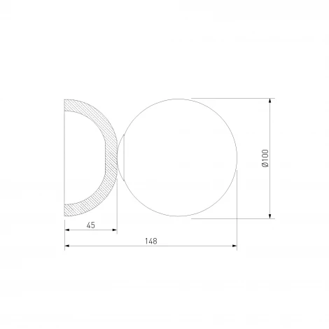 Настенный светильник Eurosvet Stone 303051 травертин