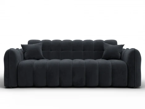 Диван-книжка Лига-112 (ДСП,ЛДСП,Велюр/Темно-серый) Лига Диванов 136679