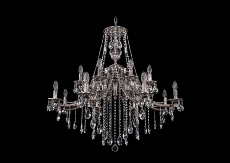 Подвесная люстра Bohemia 1771 1771/16/342/B/NB