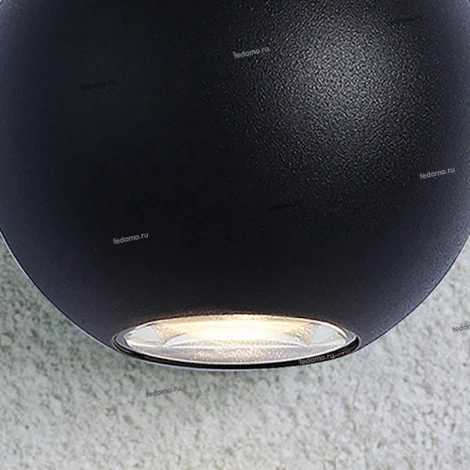 Светодиодная архитектурная подсветка черный Elektrostandard Diver 1566 TECHNO LED (220V, шар, IP54)