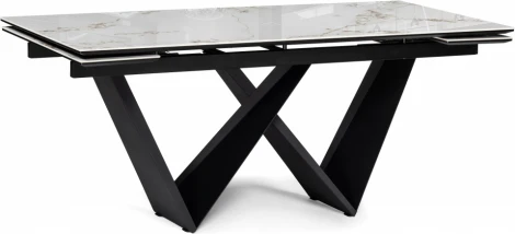 Керамический стол Бор 180 (Бор 180(240)х90х78 pandorai / черный) Woodville арт.588044