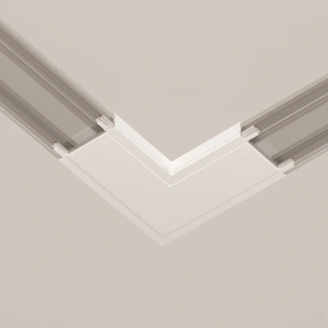 Конектор питания угловой Radity белый (магнитный) Maytoni Technical TRA084CL-11W