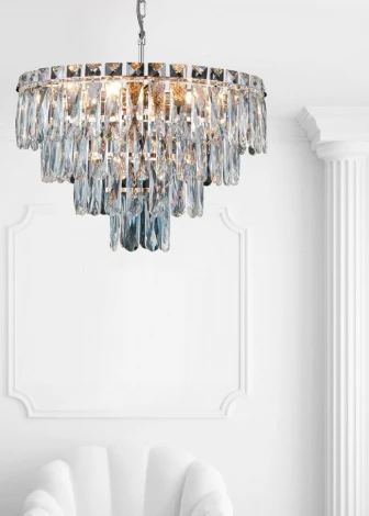 Подвесная люстра Lumien Hall Kristin LH0066/8H-CR-CL