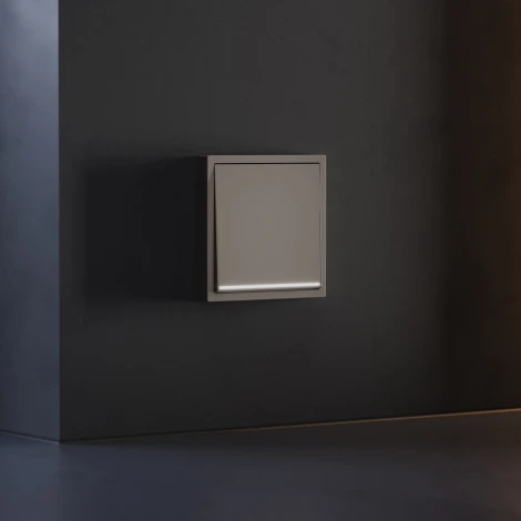 Клавиша для выключателя/переключателя одноклавишного с подсветкой (капучино) Voltum S70 VLS000214