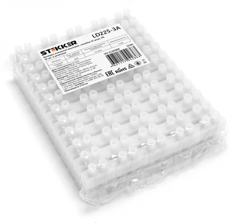 Клемма винтовая 12 пар Stekker 32381