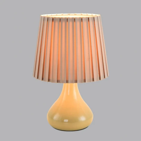 Настольная лампа Lumion Naina 8183/1T оливковый, керамика/текстиль E14 1*40W 220V (выключатель)