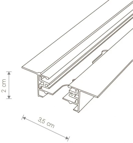 Шинопровод Nowodvorski Profile Recessed 9014 (220V)