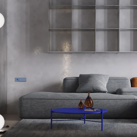 Клавиши для выключателя/переключателя двухклавишного (деним) Voltum S70 VLS000315