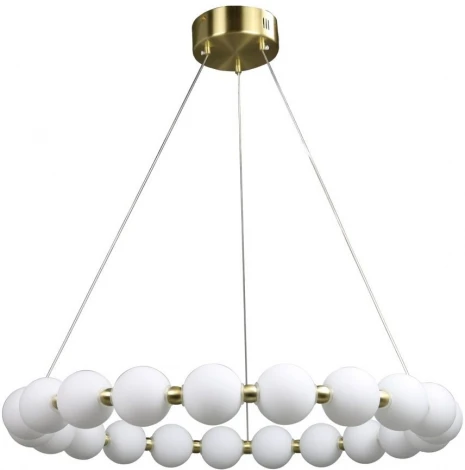 Подвесной светильник Zortes Kranz ZRS.1585.21 (LED, 220V, на тросе, шарики, бусы)