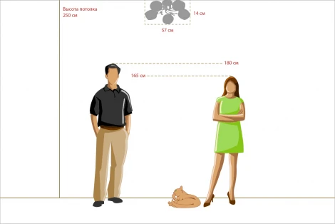 Потолочная люстра Gracija De City Грация 677011305