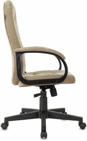 Кресло руководителя Бюрократ CH 002 Fabric песочный Light-21 крестов. пластик