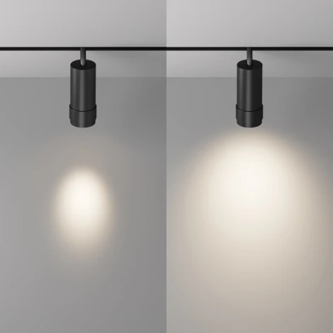 Трековый светильник магнитный 48V 12W Maytoni Focus Zoom TR212-4-12WTW-DD2-Z-B (LED, круглые)