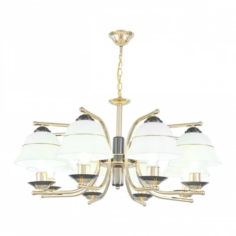 Подвесная люстра Arte Milano Florentia-1240 301240/8 Bk/Gd (220V, на цепи)
