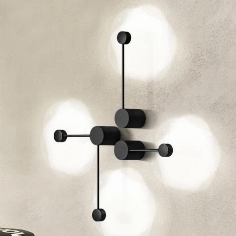 Бра Via Pin Wall L41,5 Black ImperiumLoft Dots01 (193144-26) (LED, 220V)