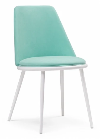 Стул Алдис катания лагун / белый матовый 507436 Woodville