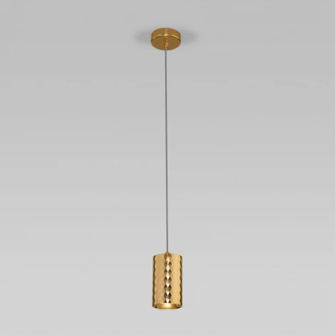 Подвесной светильник Eurosvet Bonaldo 50247/1 LED золото (220V, на проводе, круглые)