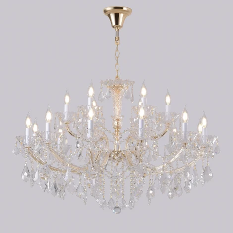 Подвесная люстра Crystal Lux CRISTELLE SP12+6 GOLD