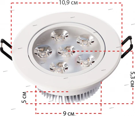 Встраиваемый точечный светильник MW-Light Круз 637012806
