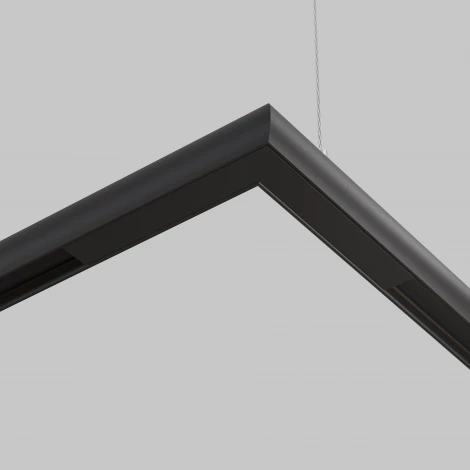 Коннектор угловой круглый, черный Maytoni Accessories for tracks Basity TRA172CL-R-11B