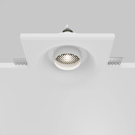 Точечный светильник под гипсокартон встраиваемый Maytoni Gyps Modern DL006-GU10-RD-W (220V)