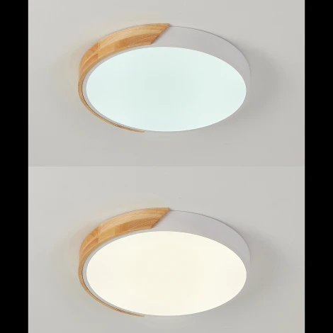 Потолочный светильник светодиодный Natali Kovaltseva Scandinavian LED LAMPS 81181 с пультом ДУ, моб. приложением 120W, белый, LED