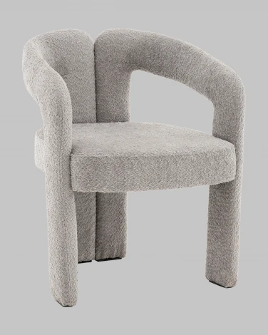 Стул Болинджер букле светло-серый Stool Group арт.УТ000041354