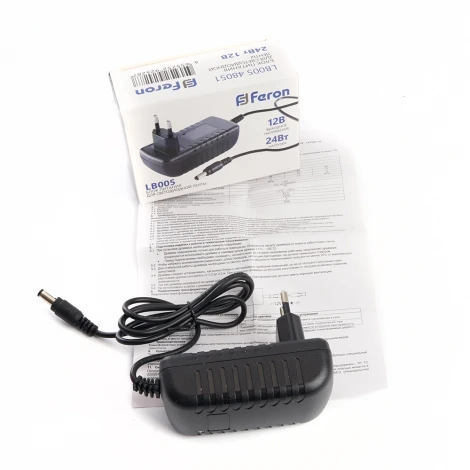 Блок питания для светодиодной ленты 24W 12V (драйвер) Feron LB005 48051