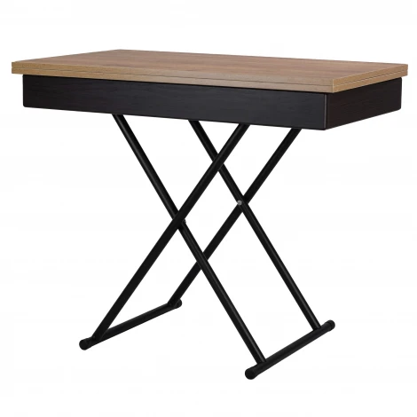 Стол-трансформер Лерон дуб крафт золотой/черный Mebelik 009209