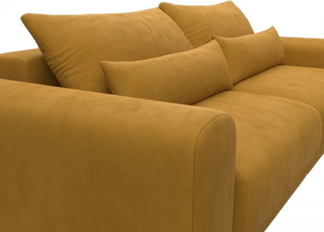 Диван прямой Лига-056 НПБ Лига Диванов (Велюр) арт.129130