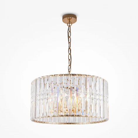 Подвесная люстра Maytoni Facet MOD094PL-06G (220V, на цепи)