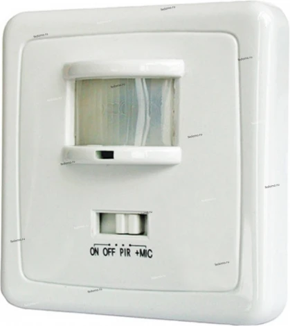 Датчик движения инфракрасный встраиваемый Horoz Golf, белый, 500W, IP20