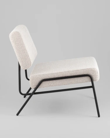 Кресло Теллинг шенилл серо-бежевый Stool Group УТ000041924