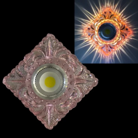 Встраиваемый точечный светильник Reluce 42043-9.0-001PL MR16+LED3W PK (220V)