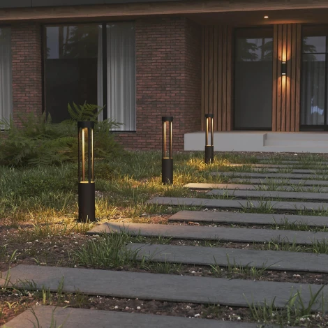 Наземный светильник LGD-CASTELLO-BOLL-H800-20W Warm3500-MIX (GR, 80 deg, 230V) (Arlight, IP65 Металл) 045537 (LED)