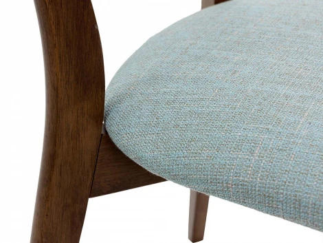 Стул Oxville ОГОГО 463881 (голубой, орех)