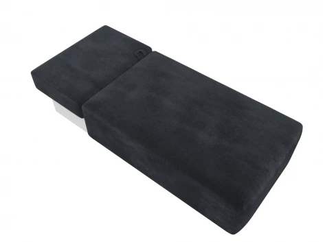 Модуль канапе Лига-060 НПБ (ЛДСП,Брус,Фанера,Велюр/Темно-серый) Лига Диванов 129554