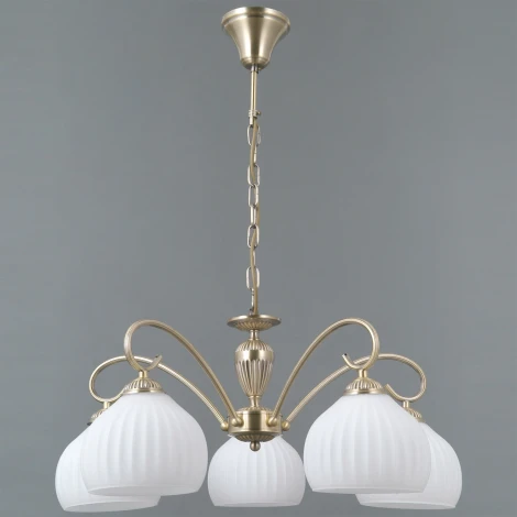 Подвесная люстра ILLUMICO IL0695-5PSQ-24 AB CAPELLA (220V, на цепи)